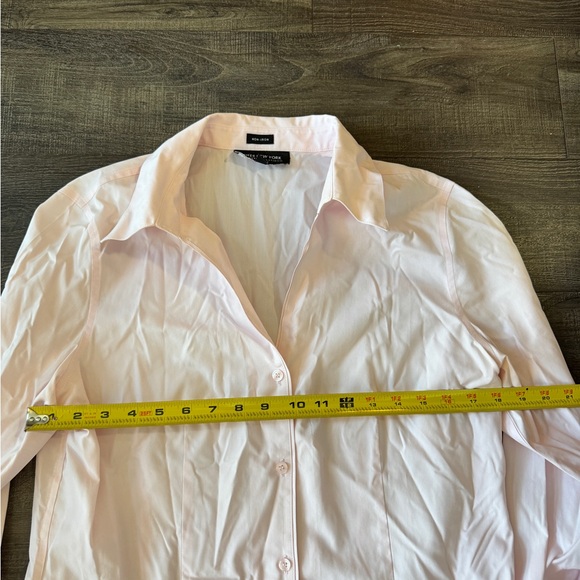 Jones New York Soft Pink Collared Shirt - Picture 6 of 7